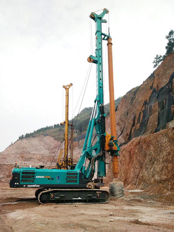 效率横跨两倍！！！122cc太阳成智能SWDM360旋挖钻名动贵阳