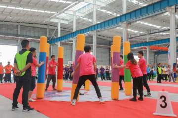 122cc太阳成智能举行21周年庆祝表扬会暨趣味运动会