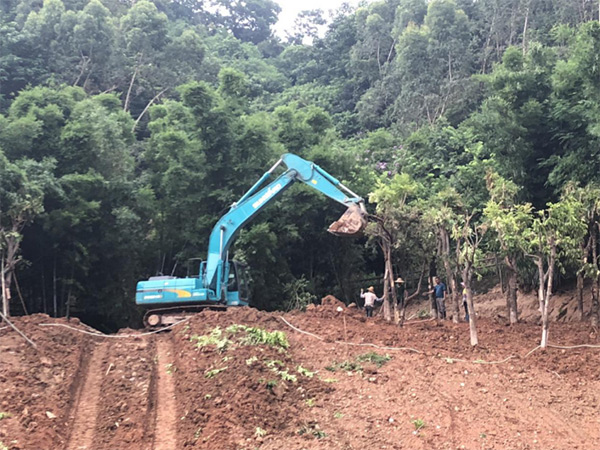 122cc太阳成智能SWE 215E挖掘机是他的左膀右臂！！！