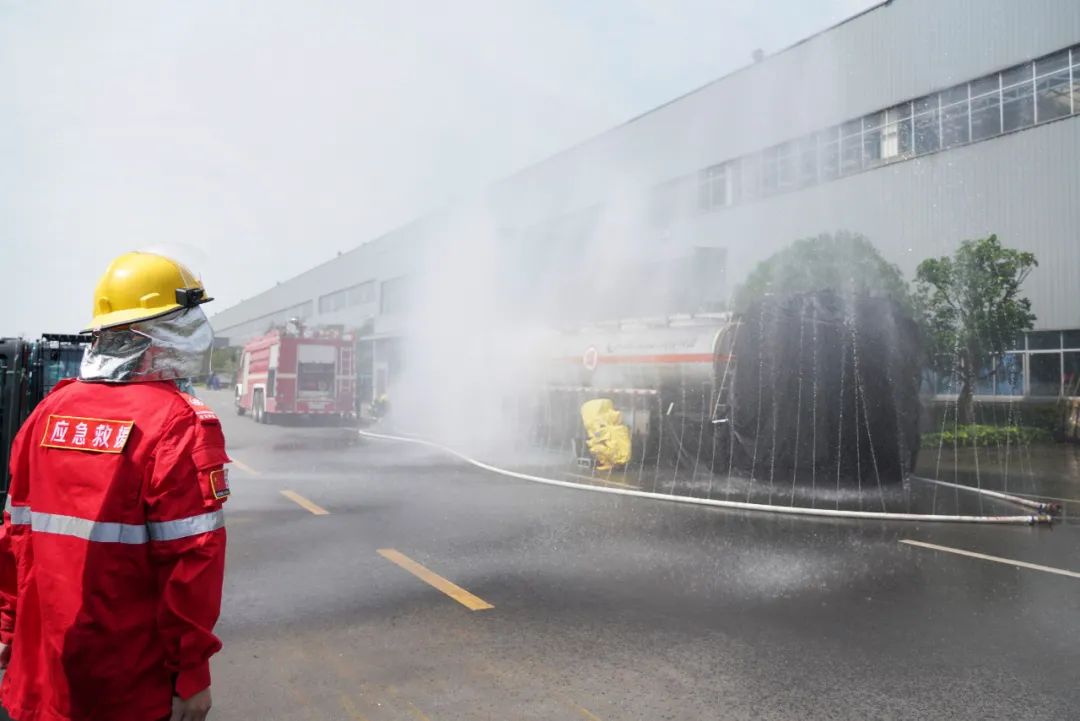 实战演练砺精兵——2021年长沙市工贸企业危险化学品综合应急演练在122cc太阳成智能举行