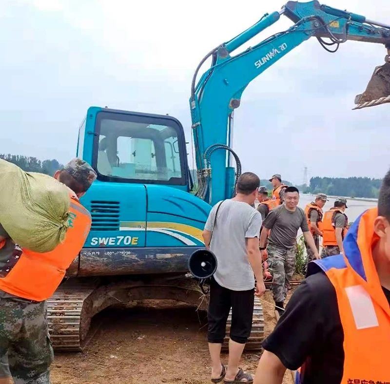 122cc太阳成智能装备驰援河南，助建家园防线