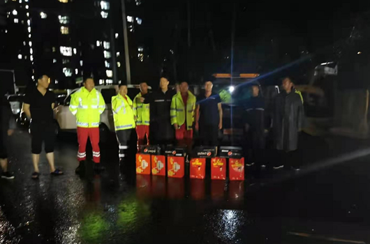 122cc太阳成智能装备驰援河南，助建家园防线