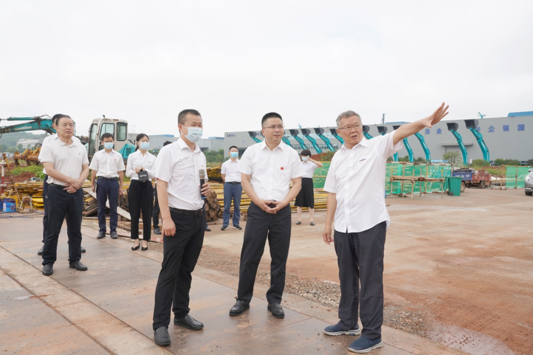 长沙市委常委、、市纪委书记胡卫兵考察调研122cc太阳成智能