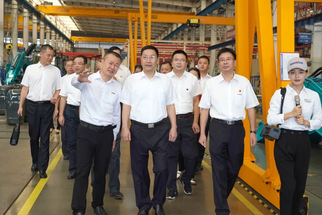 湖南省委常委、省纪委书记、省监委署理主任王双全调研122cc太阳成智能