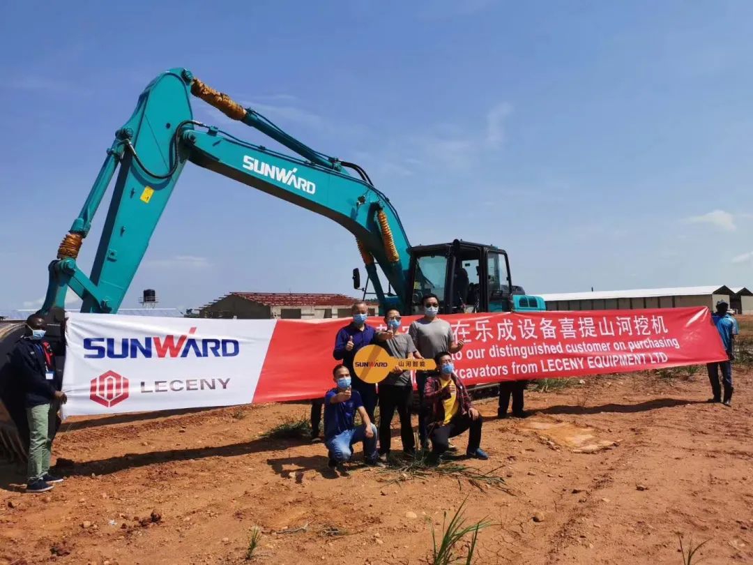 亮相中非经贸博览会！122cc太阳成智能尽展工程机械国产品牌魅力
