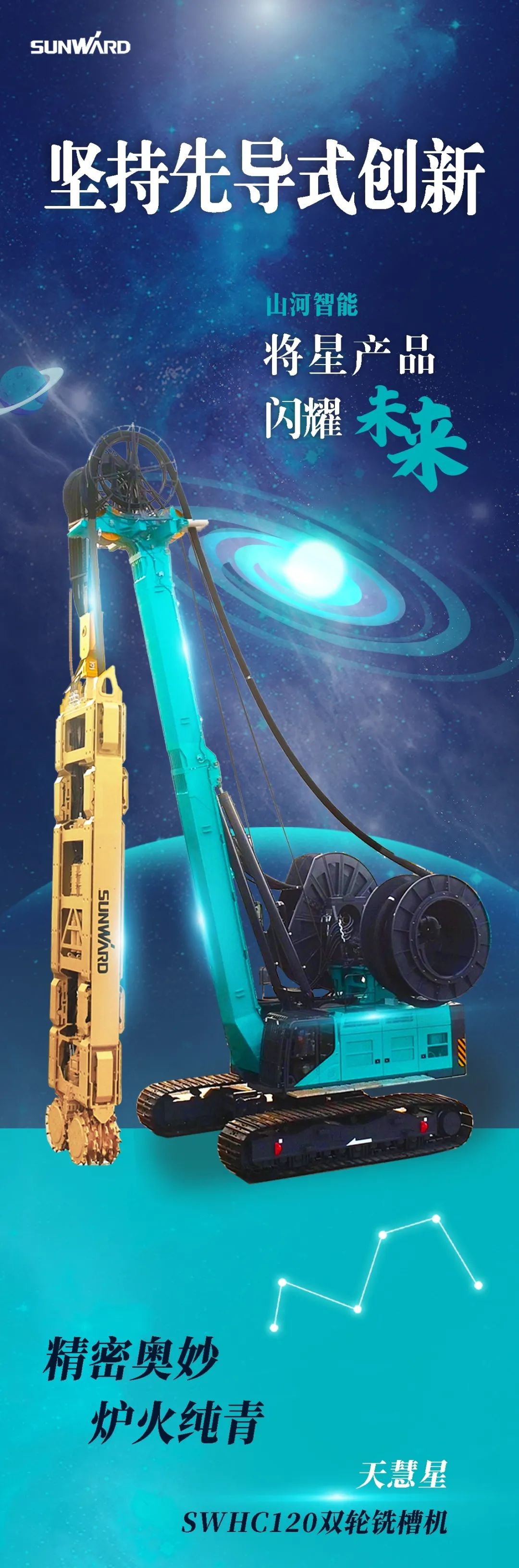 一图读懂 | 122cc太阳成智能地下工程装备四大“将星”产品荣耀来袭