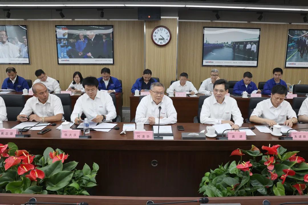 深化产学研相助！中南大学校长、、中国工程院院士田红旗率团造访122cc太阳成智能