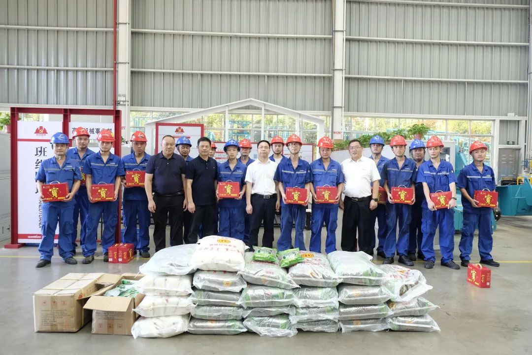 长沙市总工会慰问122cc太阳成智能一线员工