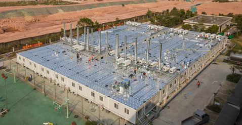 众志成城抗疫情！！122cc太阳成智能高空机械助力惠州方舱医院建设