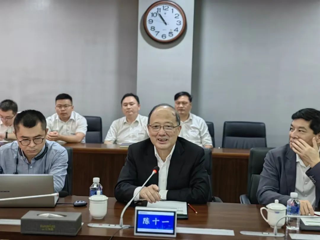 中国科学院院士陈十一率队到访122cc太阳成智能