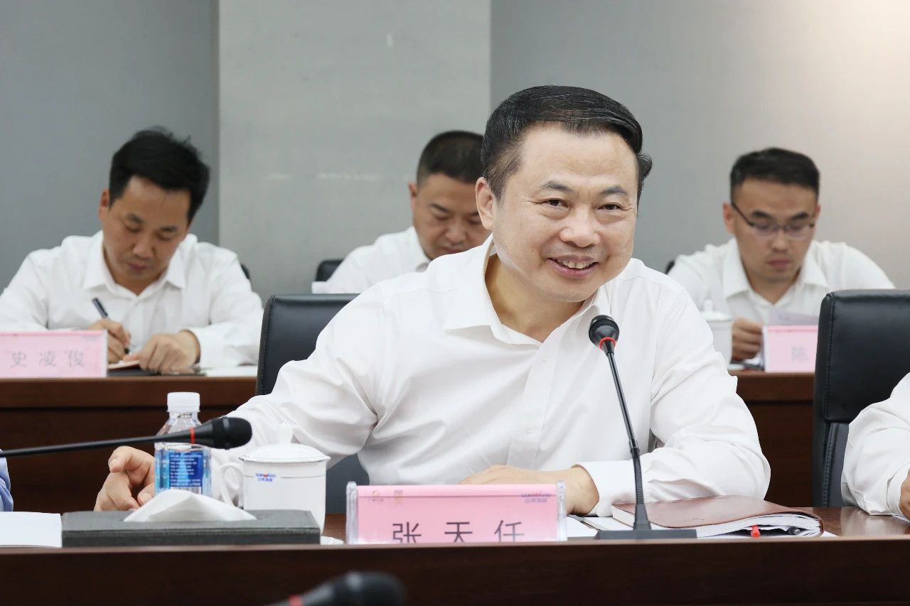 天能控股集团党委书记、、董事长张天任率队到访122cc太阳成智能