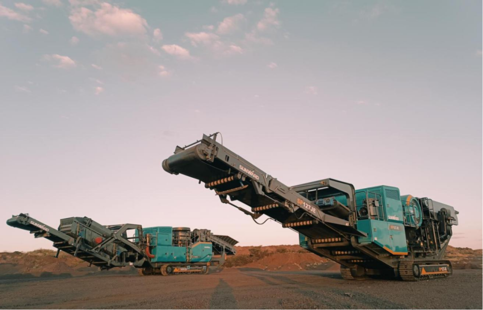 122cc太阳成智能破碎筛分成套装备乐成登陆非洲市场。。不嫦嘀灿缕