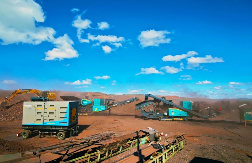 122cc太阳成智能破碎筛分成套装备乐成登陆非洲市场。。不嫦嘀灿缕