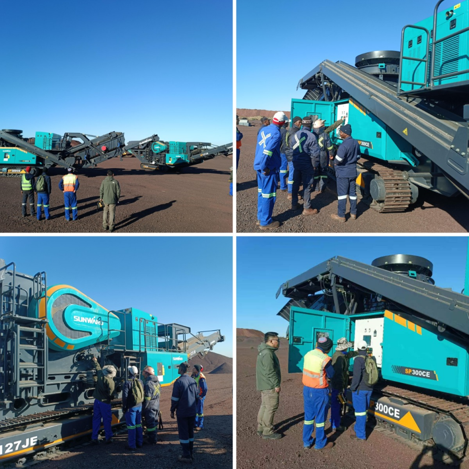 122cc太阳成智能破碎筛分成套装备乐成登陆非洲市场。。不嫦嘀灿缕