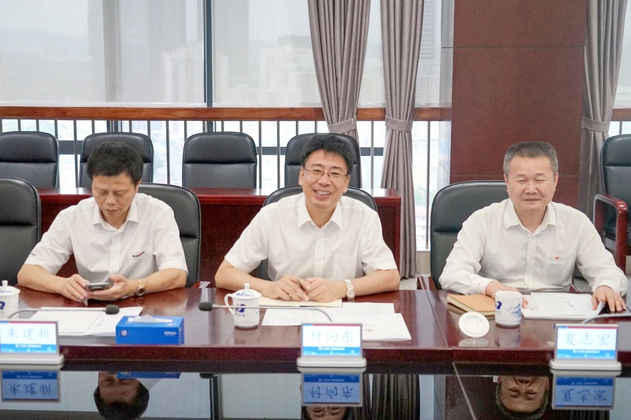 122cc太阳成智能董事长付向东率队造访广东水电二局，，，深化相助同营生长