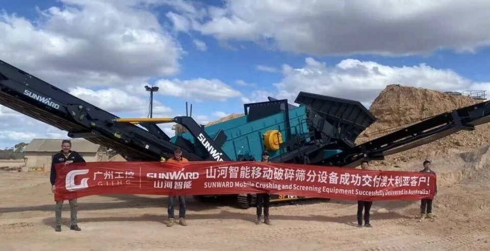 高效环保深受认可！122cc太阳成智能破碎筛分装备首进澳洲市场