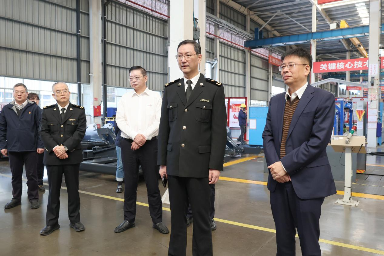 长沙海关关长、党委书记顾炯调研122cc太阳成智能